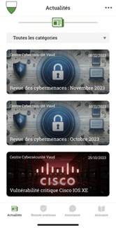 Application Cybersécurité Vaud