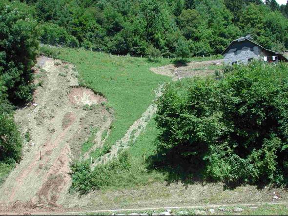 Glissement de terrain superficiel