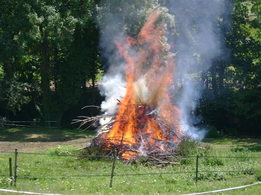 Feux en plein air