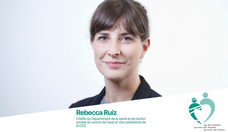 Rebecca Ruiz, conseillère d’Etat en charge de la santé vaudoise et vice-présidente de la Conférence des directrices et directeurs de la santé CDS 