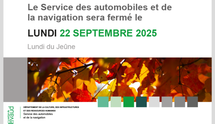 fermeture du SAN le lundi 22 septembre 2025
