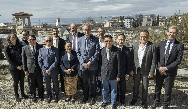 Visite de la délégation du Laos au Grand Conseil