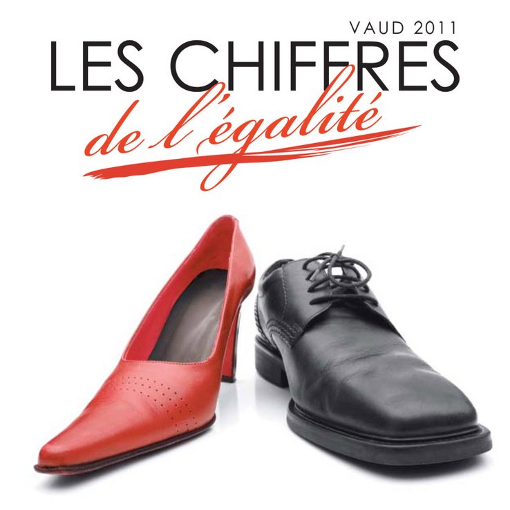 Couverture de la brochure (escarpins de femme et chaussures d'homme)