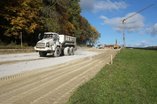 Octobre 2015 - Route Penthaz - Construction des remblais stabilisés