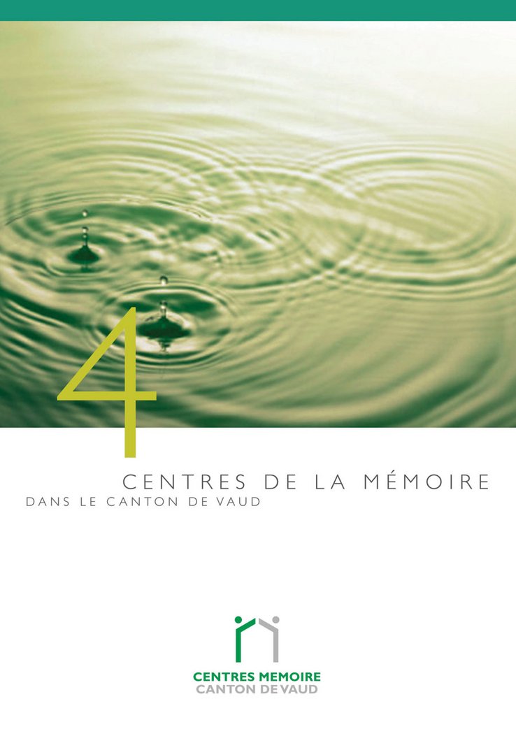 Couverture du dépliant des centres mémoires