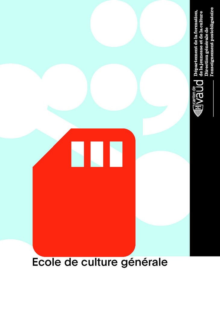 couverture plan d'études école de culture générale