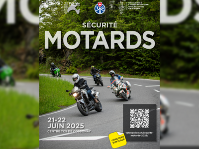 affiche campagne securité motards