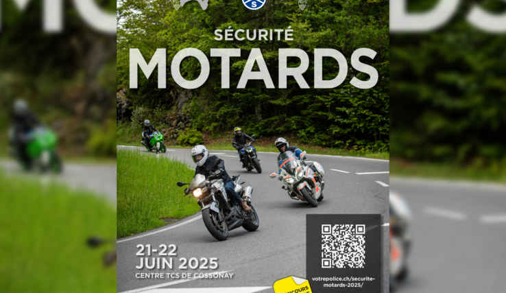 affiche campagne securité motards