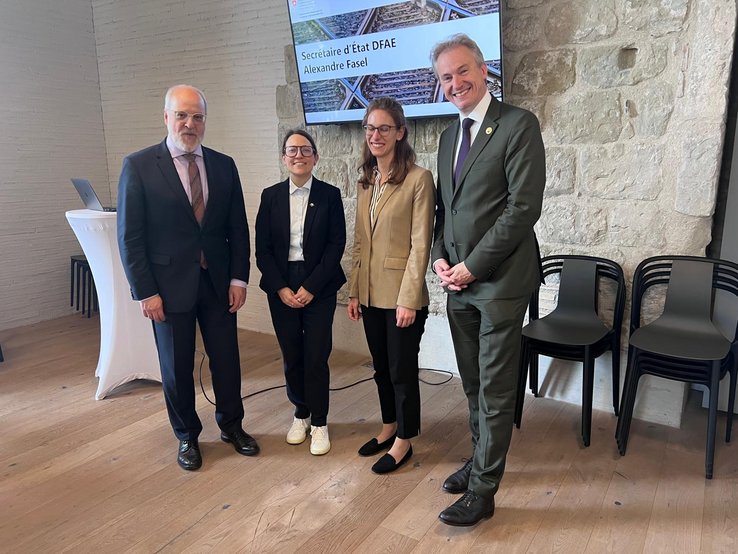 Présentation du Secrétaire d'Etat Alexandre Fasel au Parlement