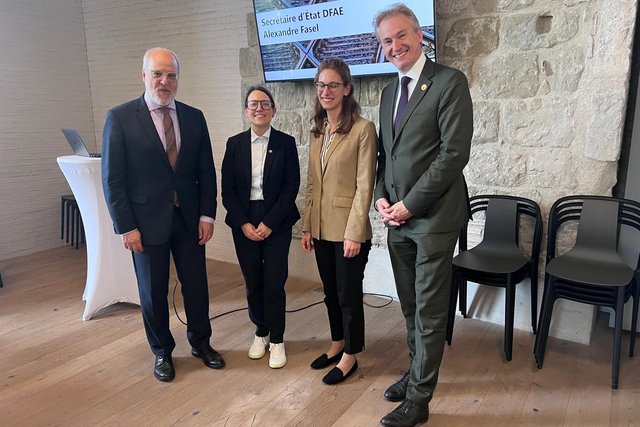 Présentation du Secrétaire d'Etat Alexandre Fasel au Parlement