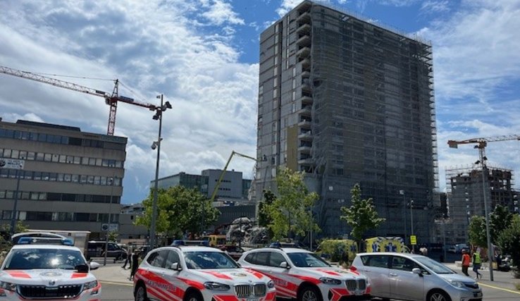 accident mortel sur un chantier à Prilly