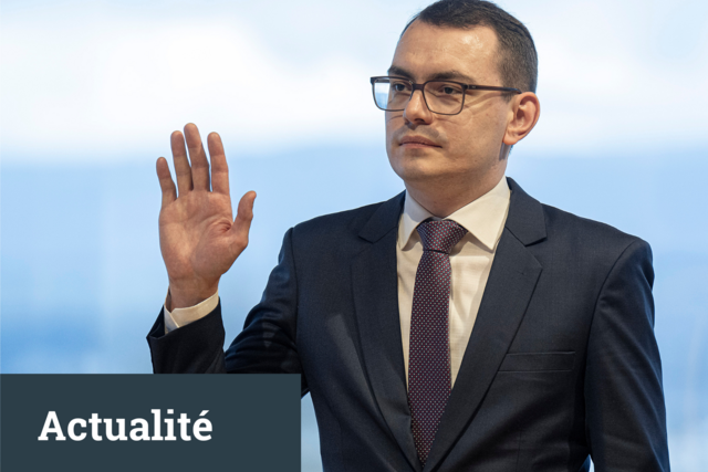 Valentin Christe prête serment