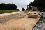 Juillet 2017 - Route Penthaz- Carrefour RC177-RC251 : fondation en grave