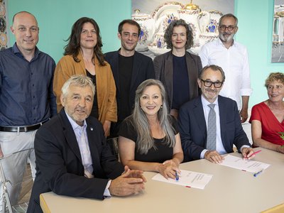 Image de la signature de la convention