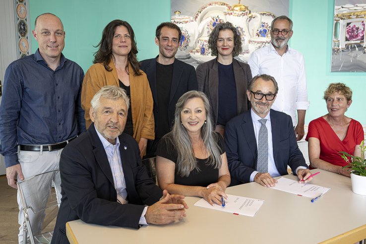 Image de la signature de la convention