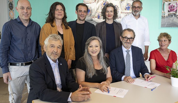 Image de la signature de la convention