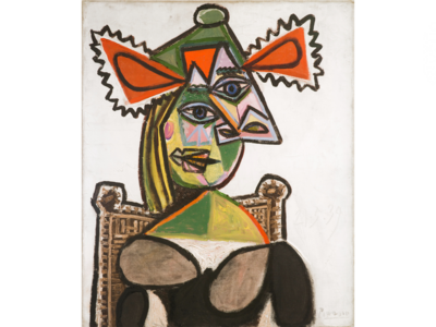 Peinture de Picasso "Buste de femme dans un fauteil"