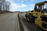 Février 2016 - Route Penthaz - Construction des remblais stabilisés