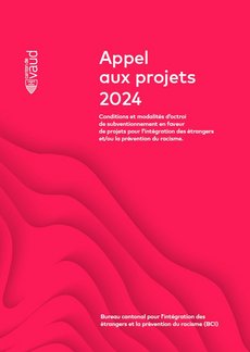 couverture brochure appel aux projets 