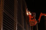 Février 2016 - Viaduc - Mise en place de nuit des protections CFF