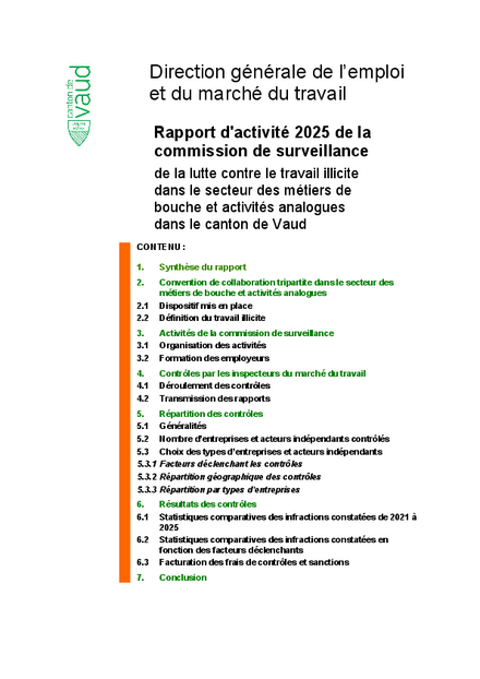couverture du rapport
