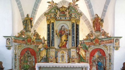 Eglise d'Assens intérieur