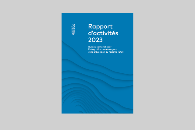 Couverture du rapport d'activités 2023
