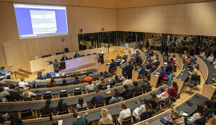 Débat des jeunes avec les candidats au Conseil des Etats, MM. Mahaim et Broulis, le 6 novembre 2023