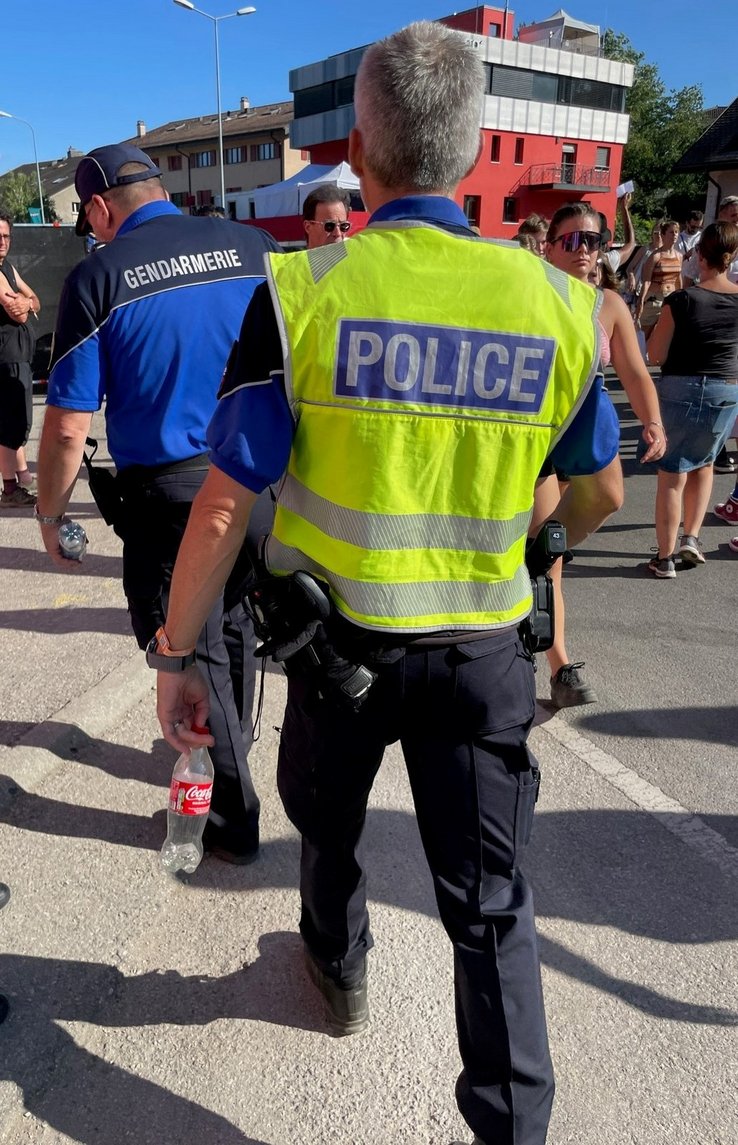 policier et gendarme : présence préventive à Paléo