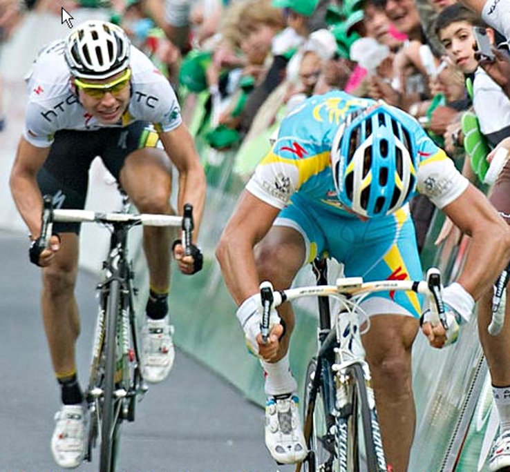 cyclistes au finish d'une précédente édition du Tour de Romandie
