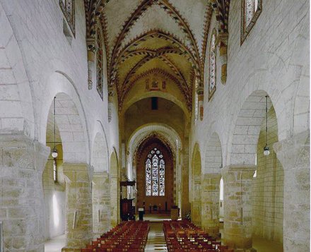 Intérieur abbatiale de Romainmôtier