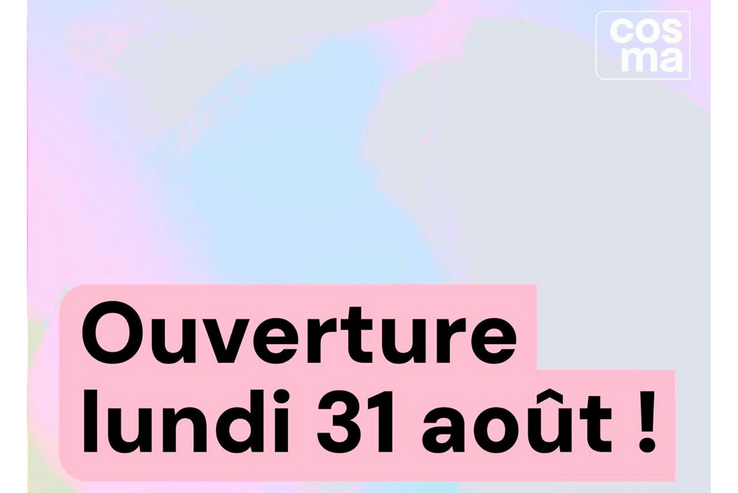 Ouverture lundi 31 août!