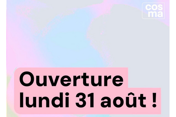 Ouverture lundi 31 août!