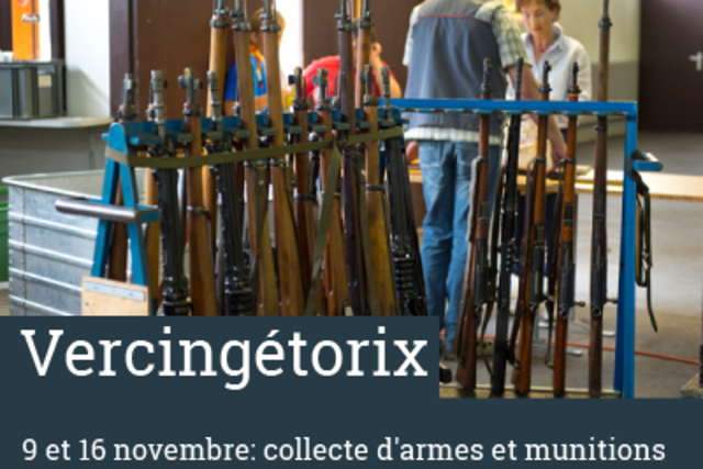Opération Vercingetorix 2024 Collecte d'armes renouvelée en 2024