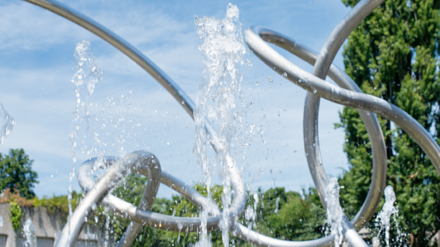 Gymnase de Burier La Tour-de-Peilz sculpture