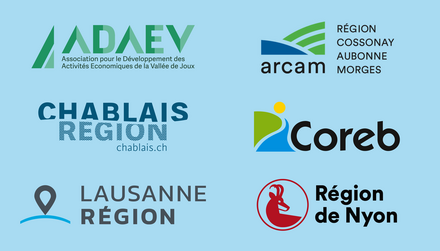 Les logos des différents partenaires pour le plan de mobilité
