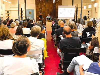 L'image montre une vue de la rencontre Culture-Ecole. Photo Bibliomedia.
