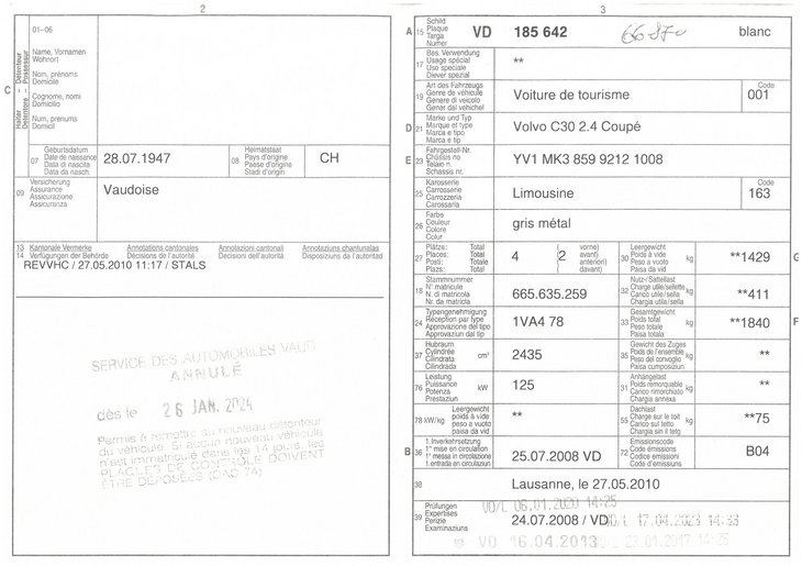 Permis de circulation