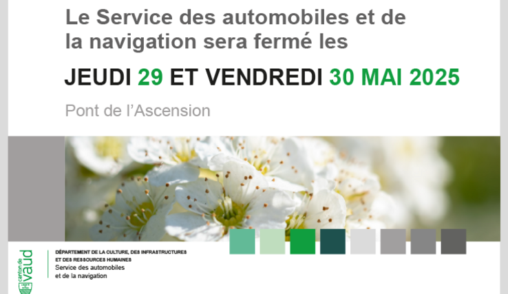 Fermeture 29 et 30 mai 2025