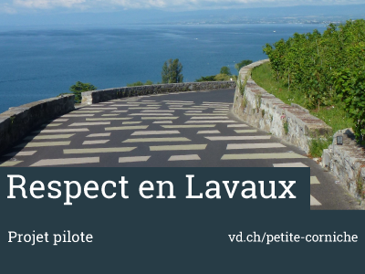 Le nouveau marquage des routes en Lavaux
