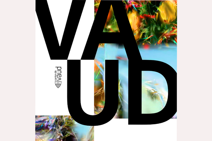 Image composée avec les lettres V-A-U-D