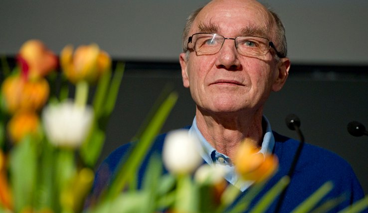 Portrait de René Gonzalez lors de la remise du Mérite cantonal vaudois 2011.