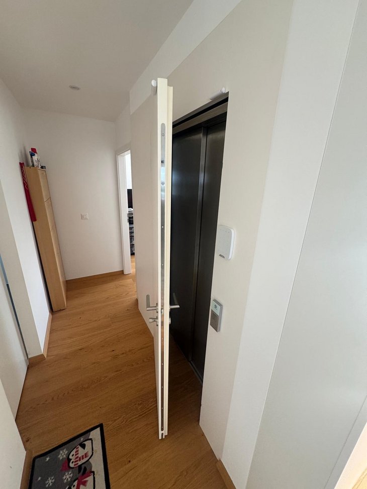 Palière accès ascenseur privatif