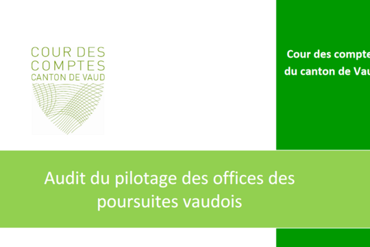 Couverture du rapport d'audit (texte)