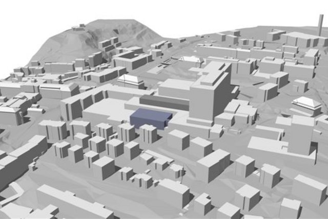 Maquette de l'extension du Centre coordonné d'oncologie ambulatoire