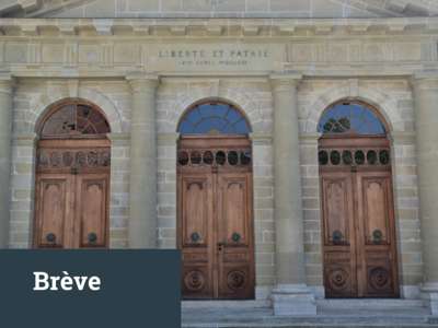 Les portes historiques du Parlement vaudois