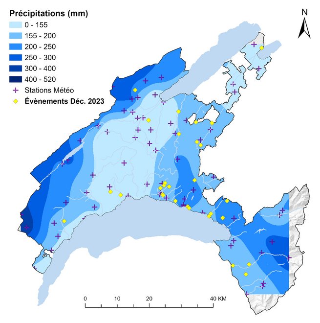 Précipitation décembre 2023