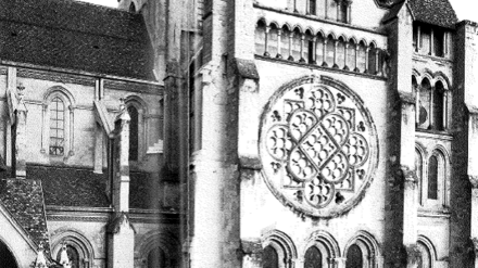 Cathédrale de Lausanne pignon sud de transept