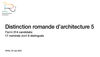 dossier de presse Distinction romande d'architecture 5 au format PDF