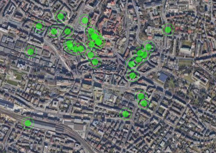 Plan des lieux accueillant les Vaudoiseries en octobre 2026 à Lausanne
